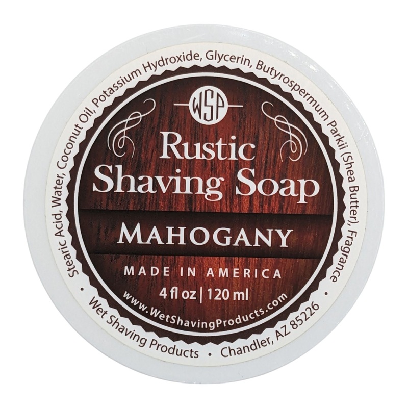 Mahogany Rustic Shaving Soap – by Wet Shaving Products