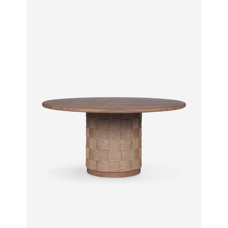 Corsica Round Outdoor Dining Table Natural