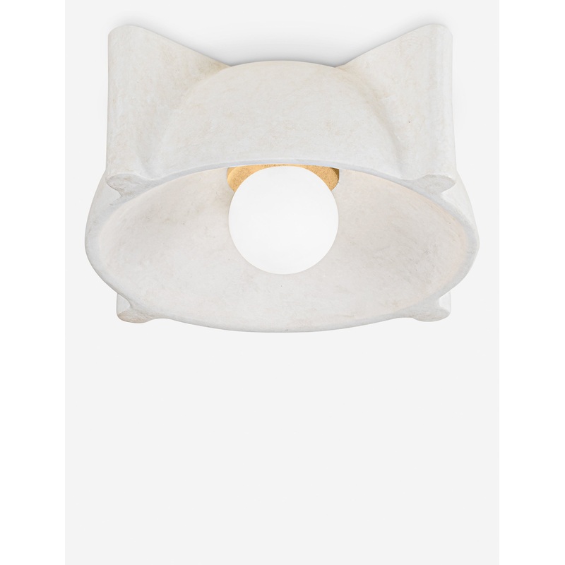 Covey Flush Mount White 13″Dia