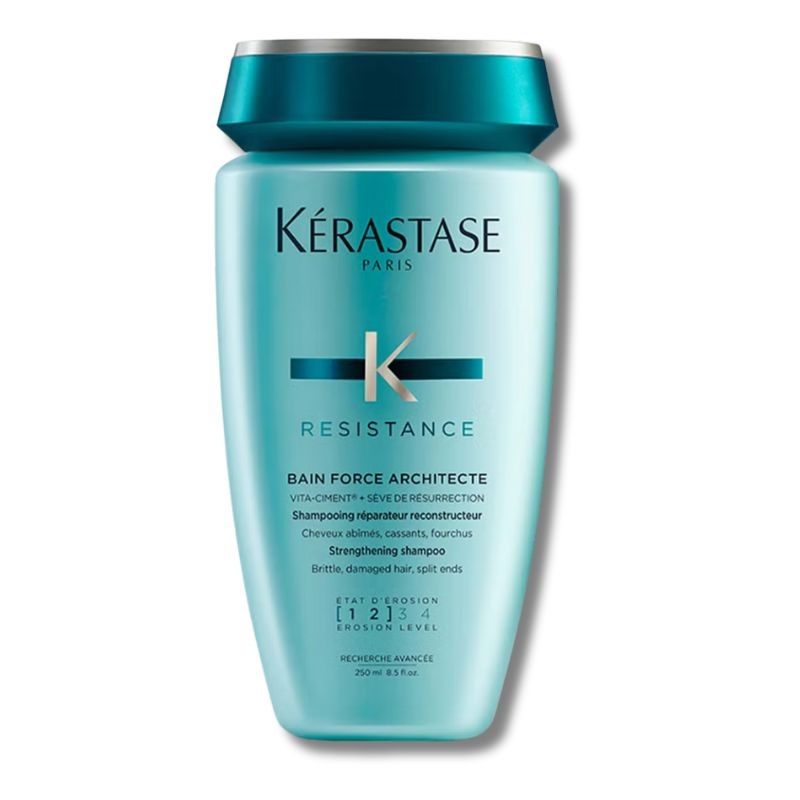 Krastase Resistance Force Architecte Daily Strengthening Shampoo for Damaged, Brittle Hair with Vita-Ciment Complex 250ml
