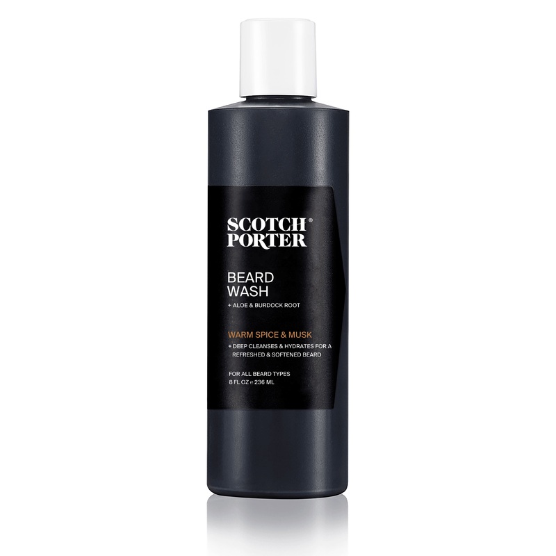 Beard Wash Warm Spice & Powdery Musk 8 oz
