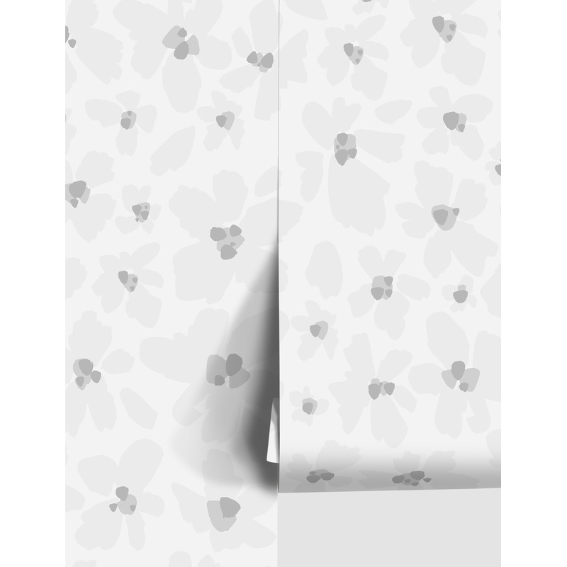 Andy’s Flowers Wallpaper by Yuki Osada White