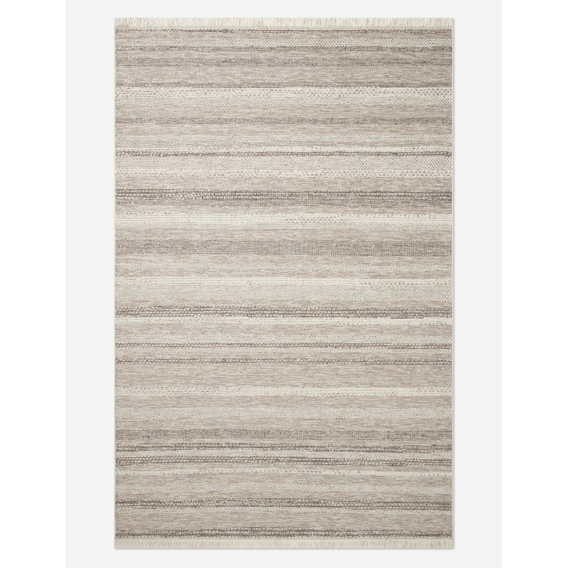 Malibu I Indoor / Outdoor Rug by Amber Lewis x Loloi Ivory and Dove 2’3″ x 3’9″