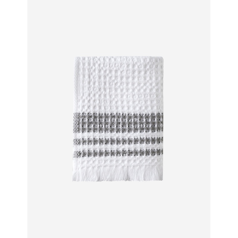 Organic Belgian Waffle Hand Towels (Set of 2) by Mungo Ash