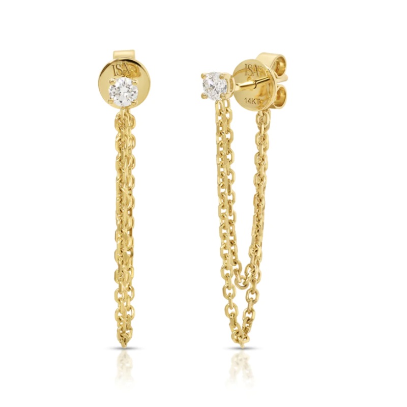DIAMOND CHAIN STUDS