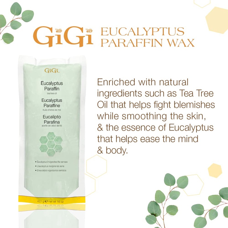 GiGi Paraffin Wax 16 oz / 453 ml – Eucalyptus Infused