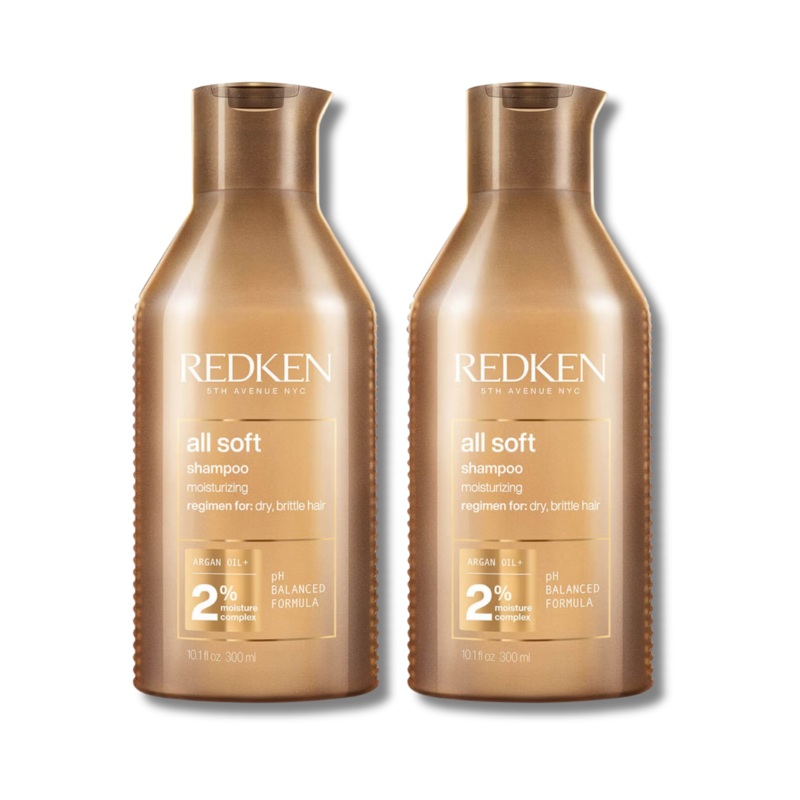 Redken All Soft Shampoo Duo (2 x 300ml)