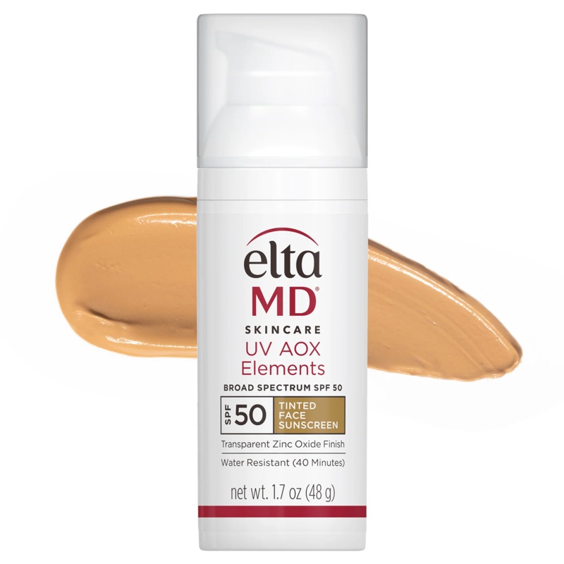 EltaMD UV AOX Elements Tinted Face Sunscreen Broad Spectrum SPF 50 1.7 oz / 48 g