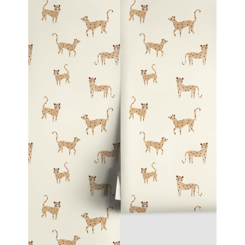 Leopards Wallpaper by Rylee + Cru Natural