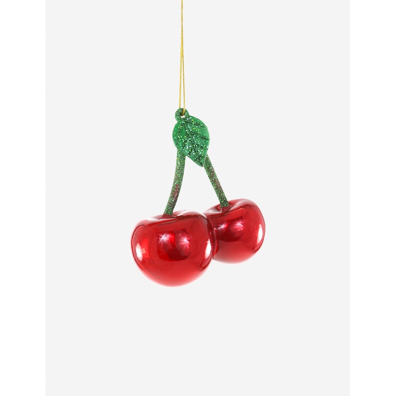 Cherries Ornament by Cody Foster and Co Red
