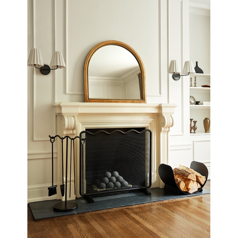 Corinne Mantel Mirror Gold
