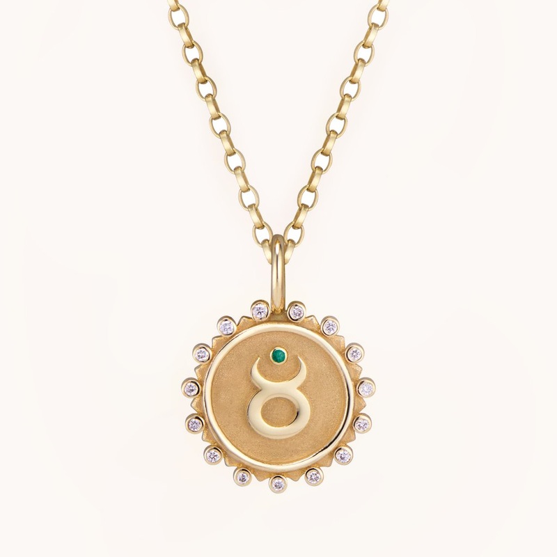 Taurus Pendant Necklace charm alone