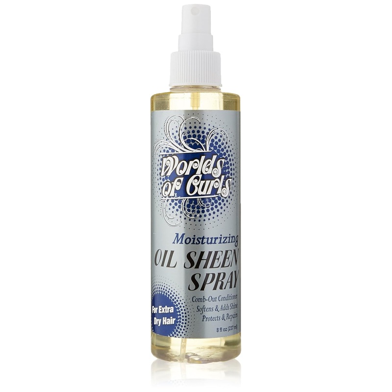 Worlds of Curls Moisturizing Oil Sheen Spray 8 oz