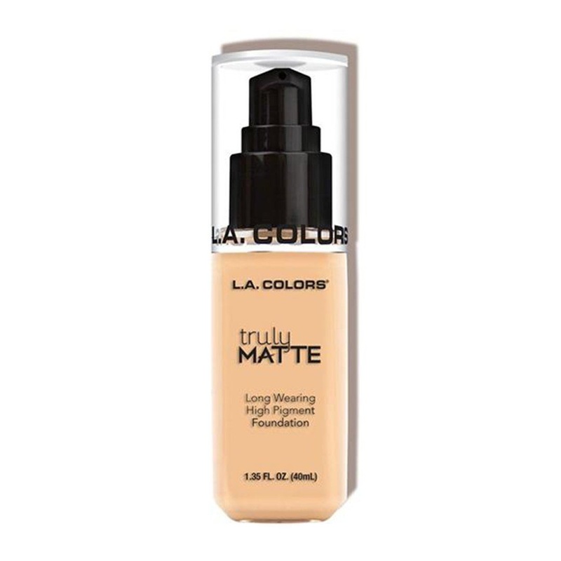 L.A. Colors Truly Matte Foundation – Porcelain – Wholesale Pack 12 Units (CLM351)