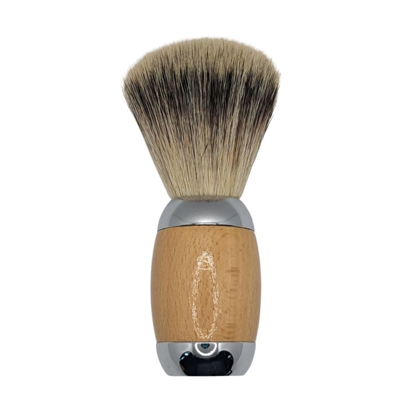 Synthetic Shave Brush & Stand (TSBSY) – by Taconic Shave (Pre-Owned)