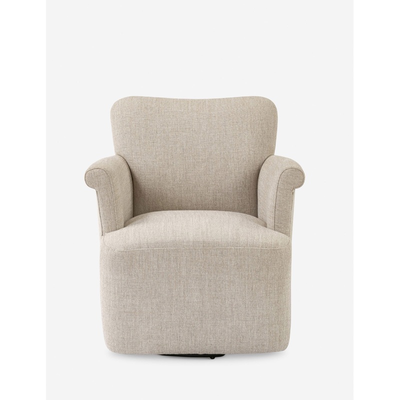 Camellia Swivel Chair by Amber Lewis x Four Hands Wheat