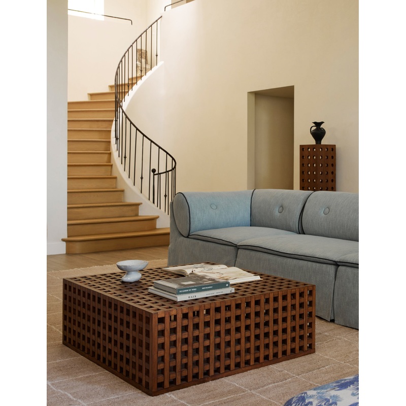 Hila Square Coffee Table by Sarah Sherman Samuel Pecan