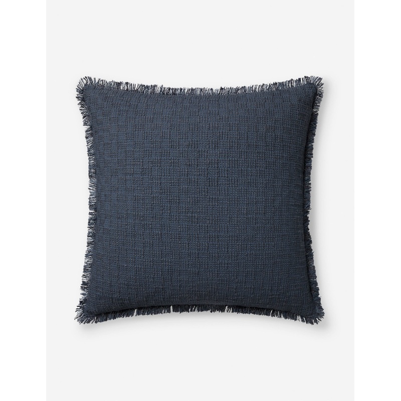 Meadowlark Pillow by Amber Lewis x Loloi Midnight 22″ x 22″ Down