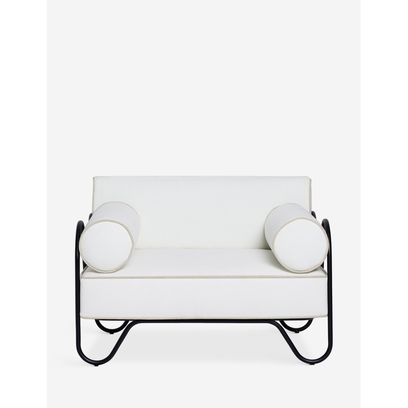 Peggy Outdoor Accent Chair by Sarah Sherman Samuel Ivory