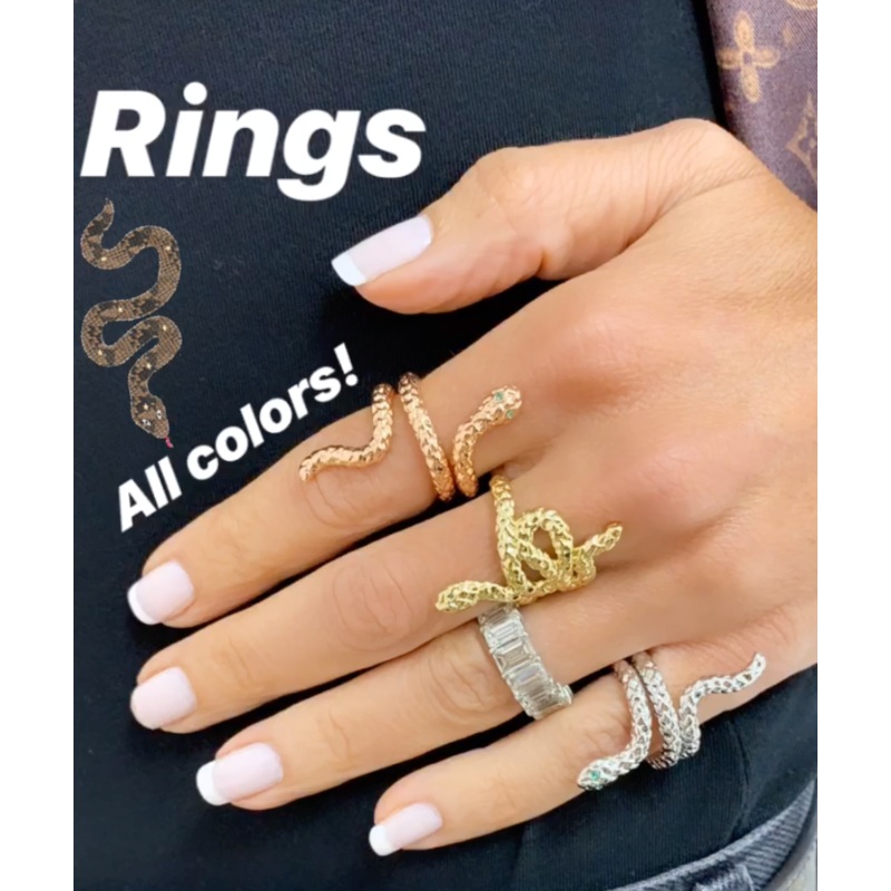 Serpent Ring 3 Yellow