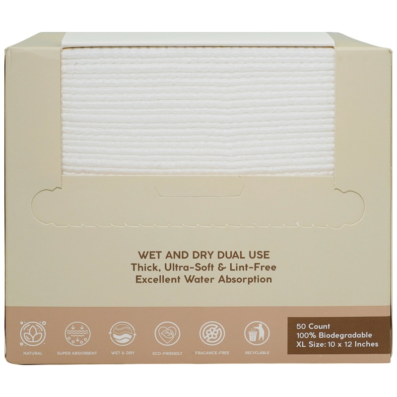 Totemica Clean Face Towel – Wholesale 4 Boxes (TBR25S1)