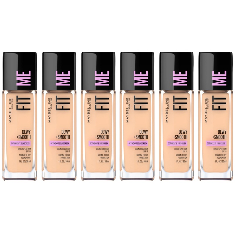 Maybelline Fit Me Dewy + Smooth Foundation #120 Classic Ivory – Wholesale 6 Units (K08697)