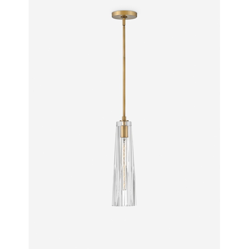 Putnam Pendant Light Brass 5″Dia