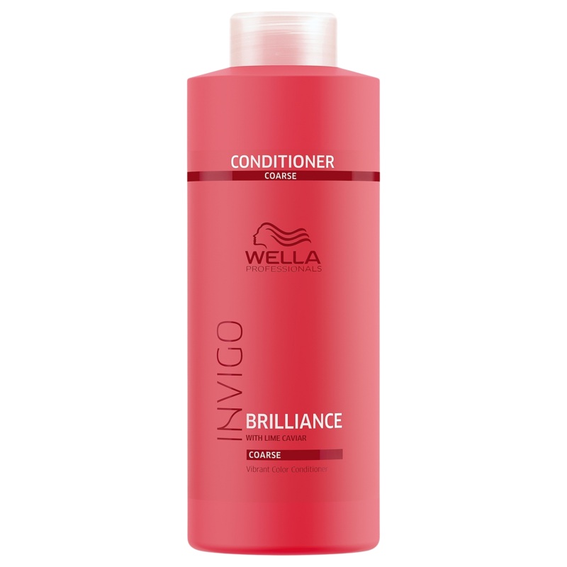 Wella Invigo Brilliance Conditioner Liter / 33.8 oz – For Coarse Hair