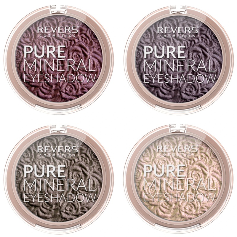 Revers Cosmetics Pure Mineral Eyeshadow – Wholesale Display 12 Units (RVPUMIEA12)