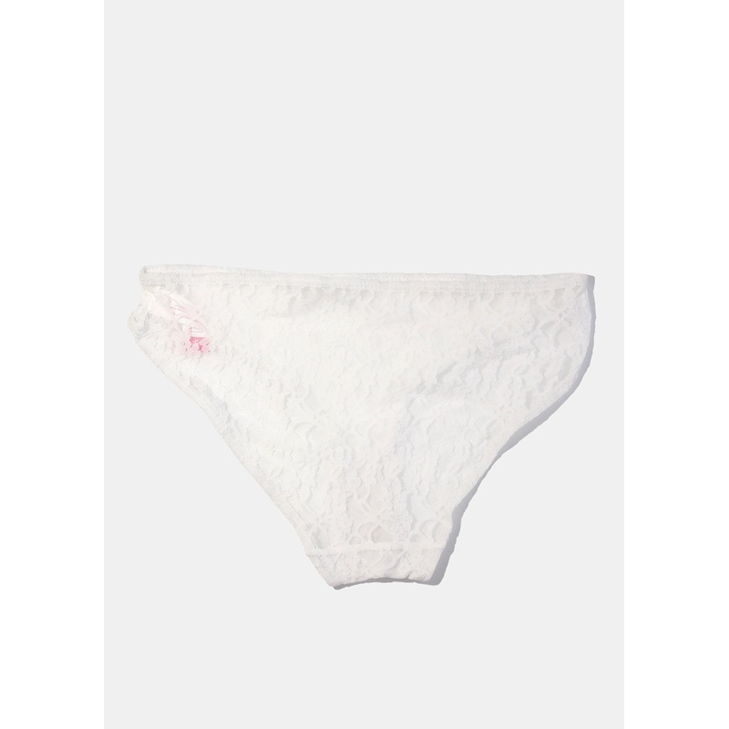 White Lace Bikini S