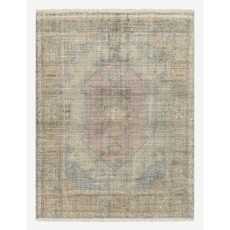 Kabir Hand-Knotted Wool-Blend Rug 2′ x 3′