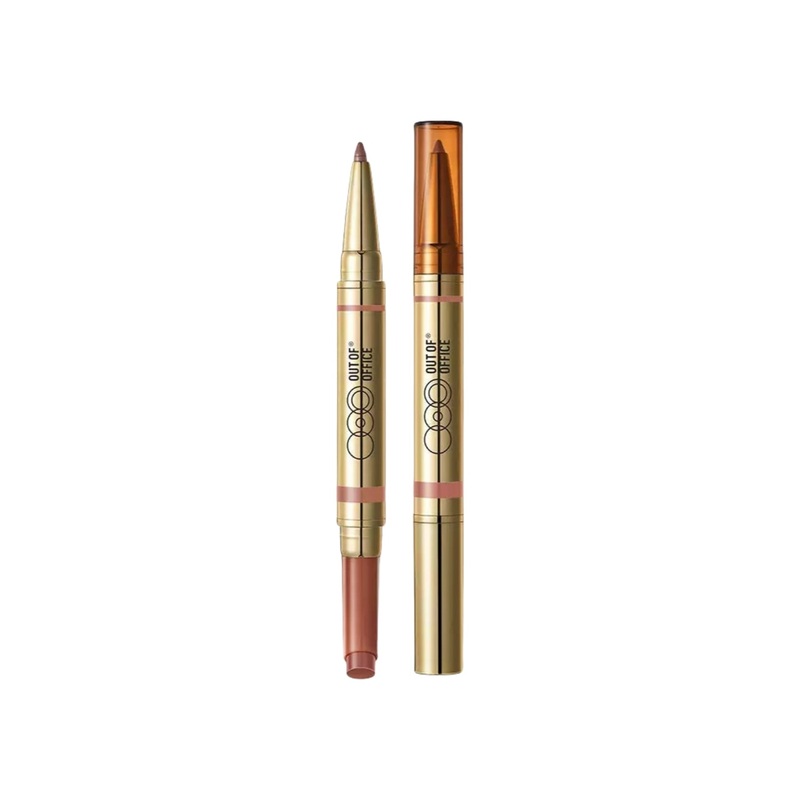 OUT OF OFFICE 2IN1 Glossy Lip Balm n Lipliner Duo 1.3g+300mg #01