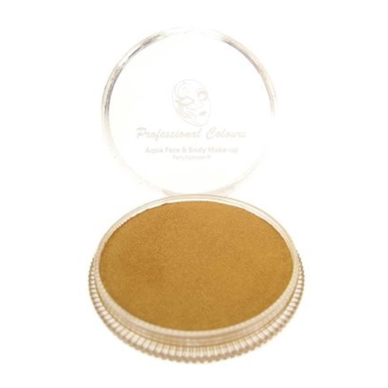 PartyXplosion Aqua Face Paint – Pearl Gold 30 gm