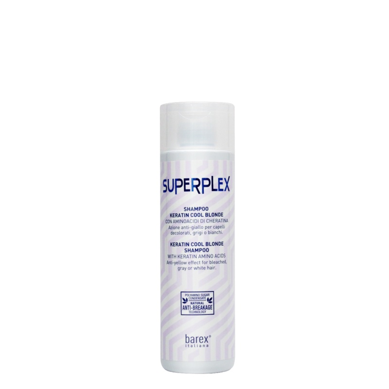 Barex Italiana Superplex Keratin Cool Blonde Shampoo 8.45 oz