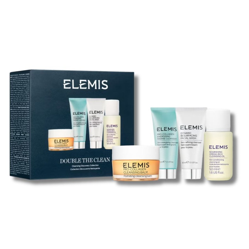 ELEMIS Double The Clean Skincare Set (23% Saving, Worth 49.00)