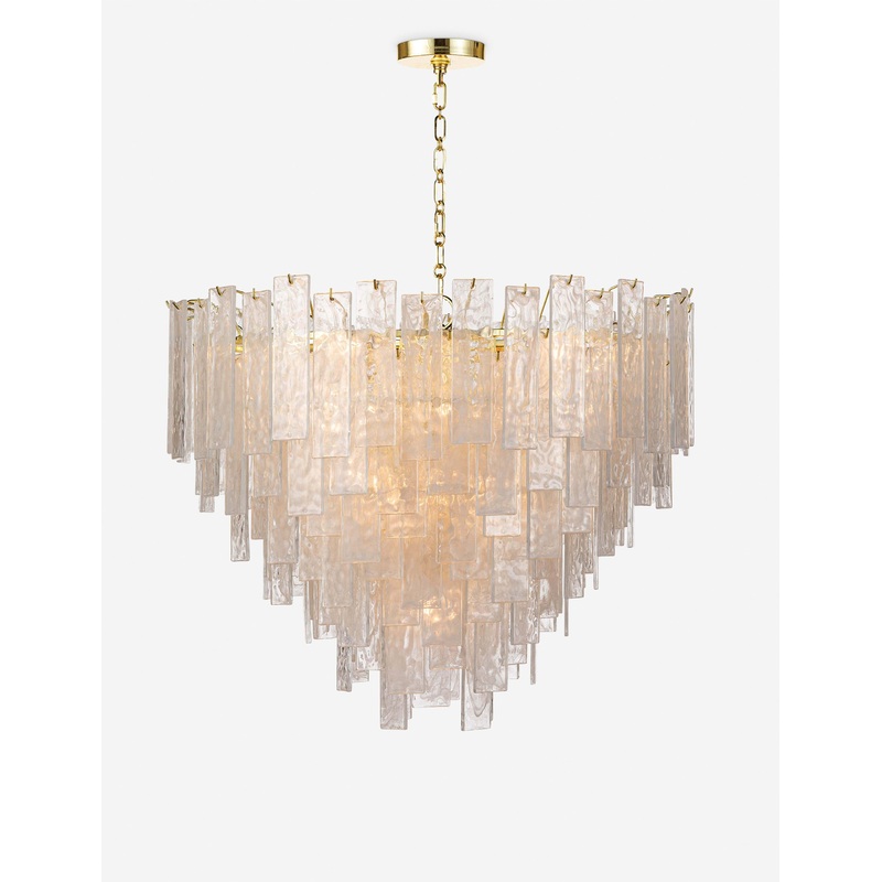 Glacier Chandelier by Regina Andrew Brass 31″Dia