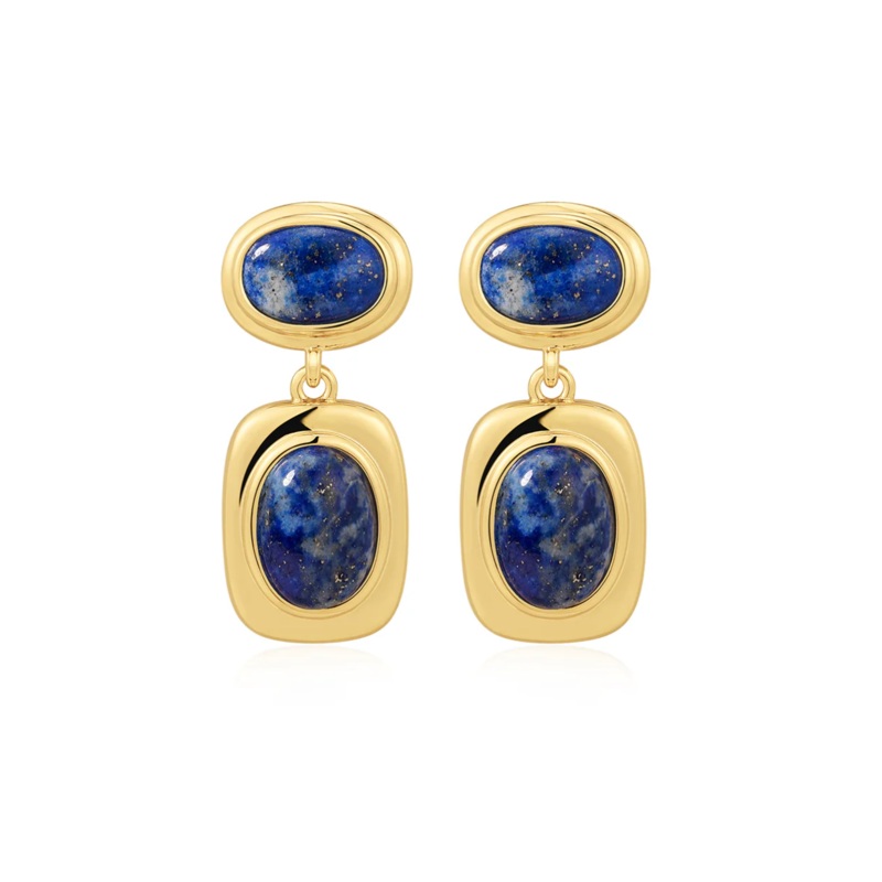 The Lapis Double Studs