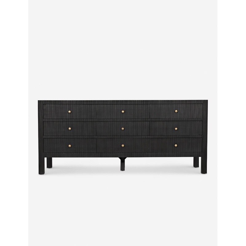 Bellinger 9-Drawer Dresser Dark Brown