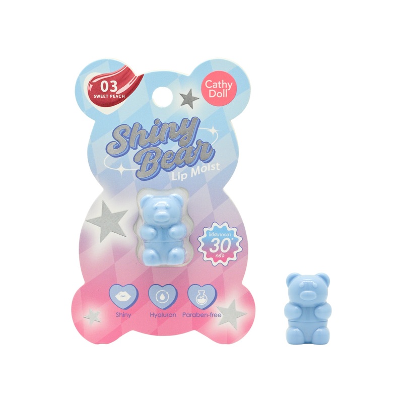 Cathy Doll Shiny Bear Lip Moist #03 Sweet Peach 1.1g