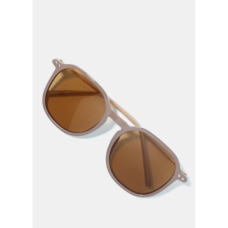 A+ Brown Vintage Circular Shades