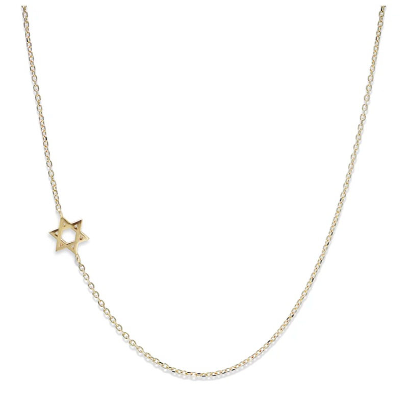 Love Letter Classic Star of David Necklace