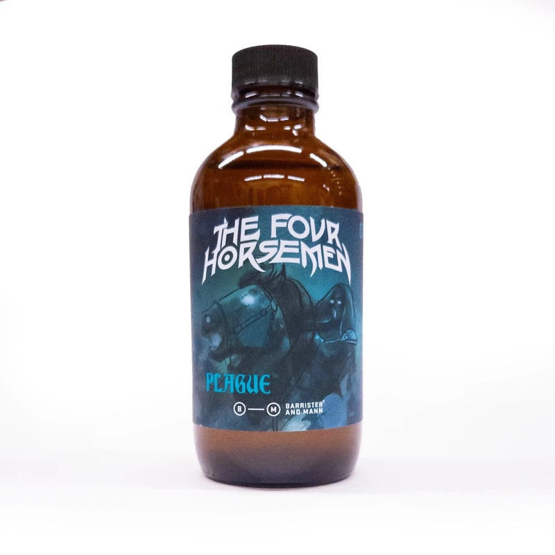 The Four Horsemen: Plague Aftershave – by Barrister and Mann
