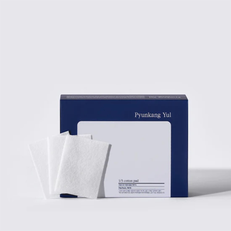 [Pyunkang Yul] 1/3 Cotton Pad (160ea) (Pulp-Rayon)