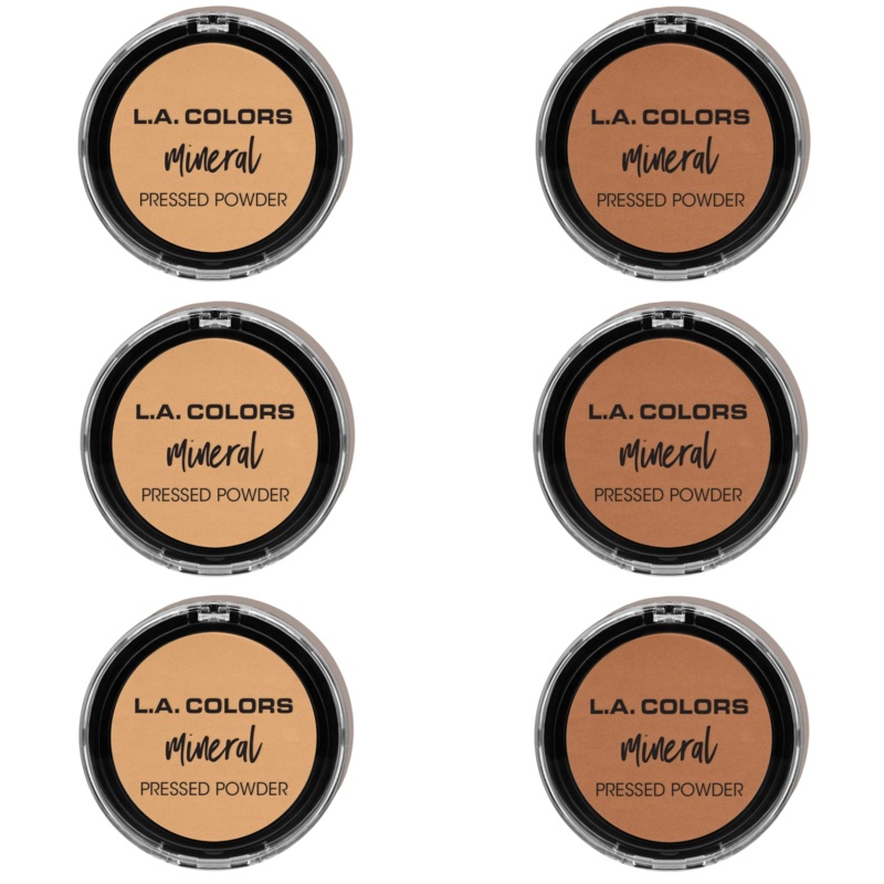 L.A. Colors Mineral Pressed Powder Assorted – Wholesale 6 Units (CMP374-375)