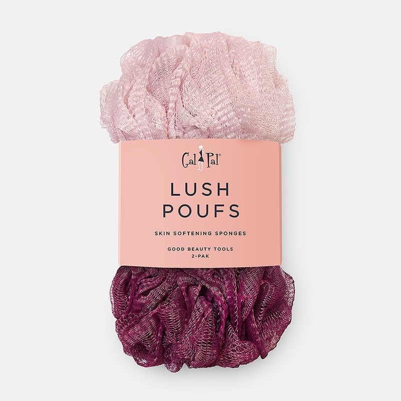 Spa Sister Light Mauve/Raspberry Sponge 2PK