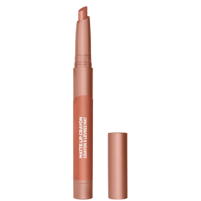 L’Oreal Paris Infallible Matte Lip Crayon, Lasting Wear, Smudge Resistant, Lady Toffee, 0.04 oz.