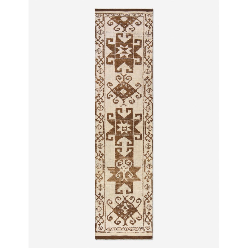 Vintage Turkish Hand-Knotted Wool Runner Rug No. 250, 2’8″ x 10’7″