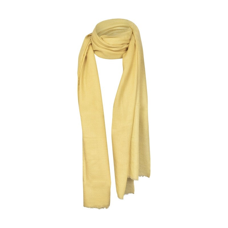 Yellow Cashmere Pashmina Scarf