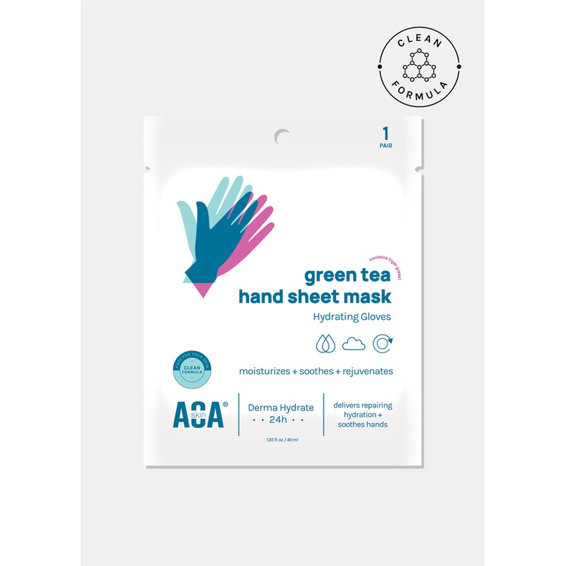 AOA Skin Green Tea Hand Sheet Mask Single