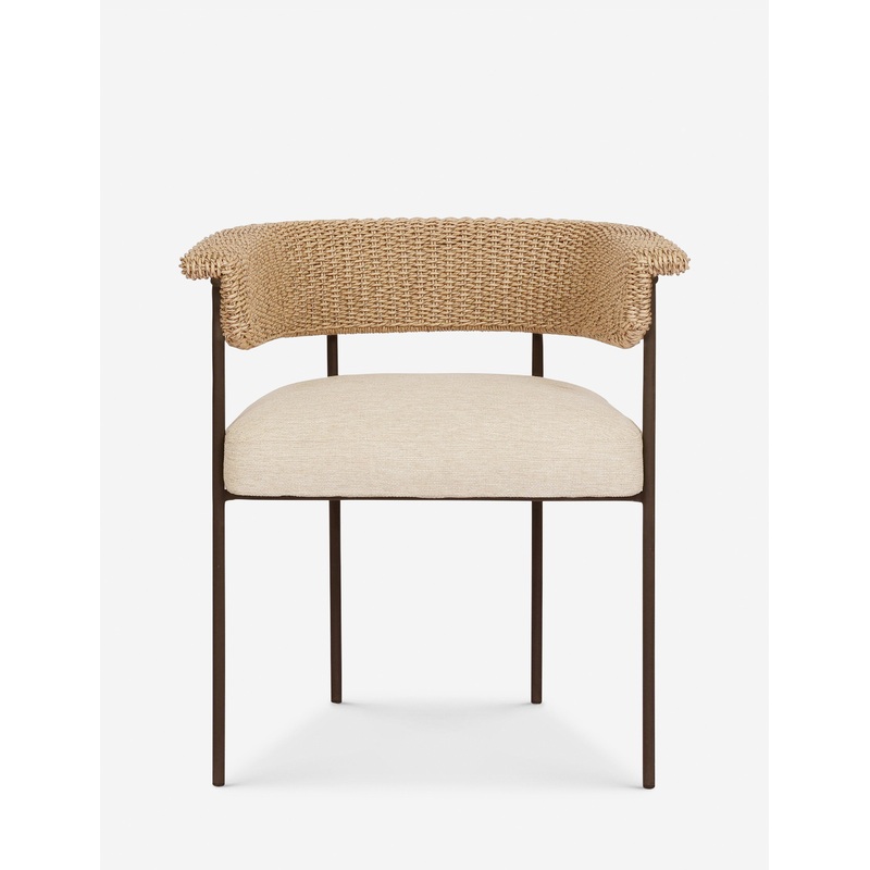 Arija Indoor / Outdoor Dining Chair Taupe